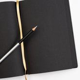 Blackwing Lab 05.13.25 Black Paper Notebook with Silver Pencil